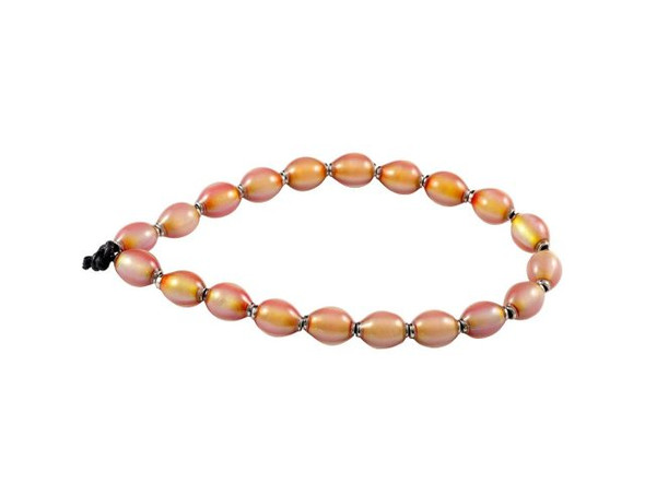 Color-Changing Mirage Beads, 12x8mm Oval - Hot Pinks (strand)