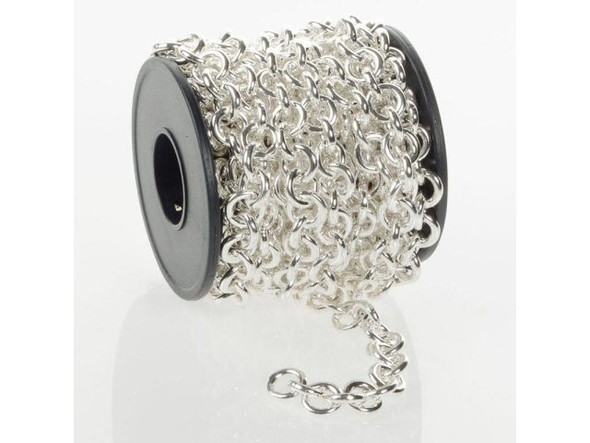 This style of chain by the foot is also available by the full spool.See Related Products links (below) for similar items and additional jewelry-making supplies that are often used with this item. Questions? E-mail us for friendly, expert help!