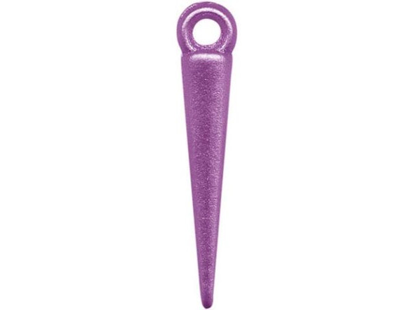 Spike, Thin, 23x4.8mm - Plum (10 Pieces)