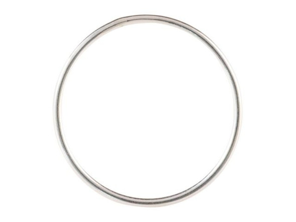 Sterling Silver Plain Wire Stacking Ring, Size 10 (Each)