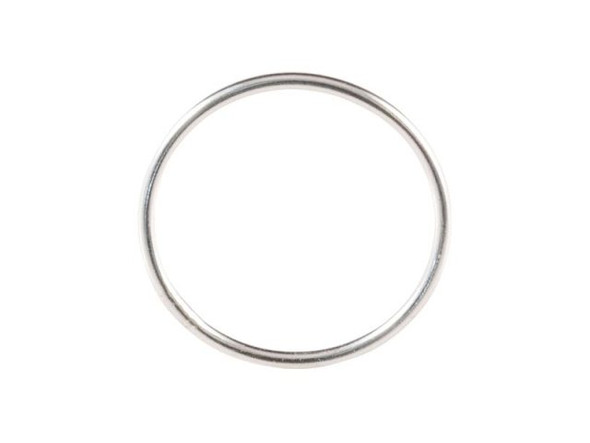 Sterling Silver Plain Wire Stacking Ring, Size 5.5 (Each)