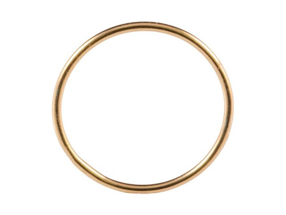 14kt Gold-Filled Plain Wire Stacking Ring, Size 7 (Each)