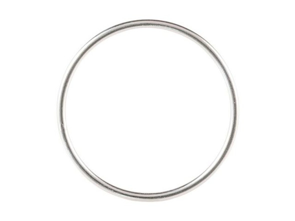 Sterling Silver Plain Wire Stacking Ring, Size 9 (Each)