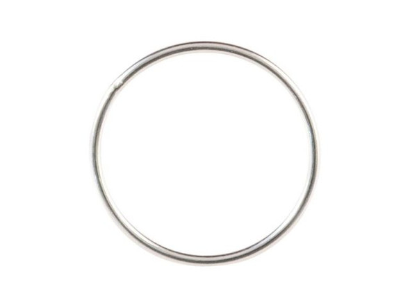 Sterling Silver Plain Wire Stacking Ring, Size 7 (Each)