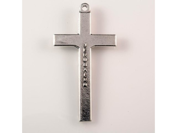 Sterling Silver Crucifix, 41.5x22mm (Each)