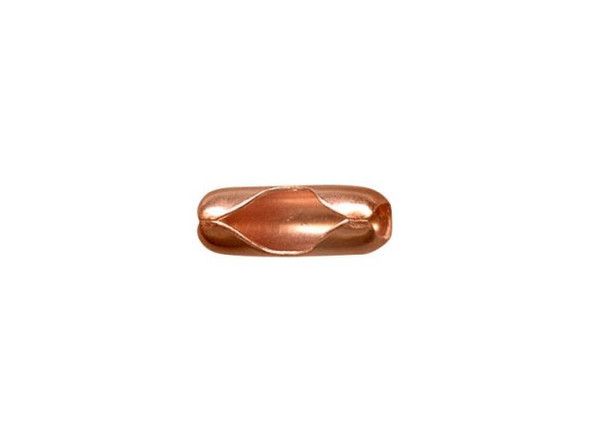 Raw Copper Ball Chain Clasp, 3.2mm (Each)