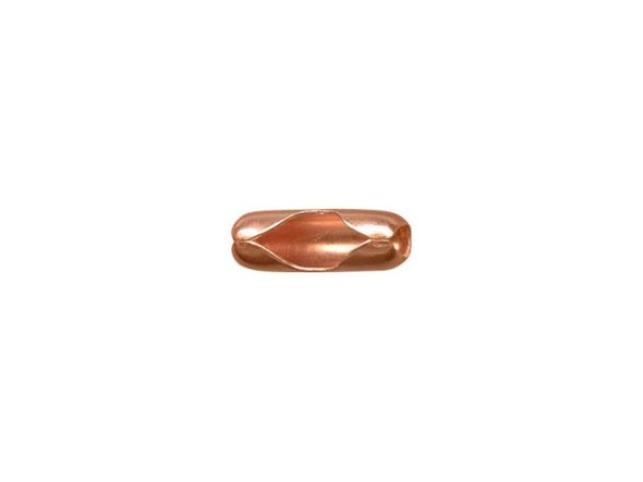 Raw Copper Ball Chain Clasp, 2.4mm (Each)