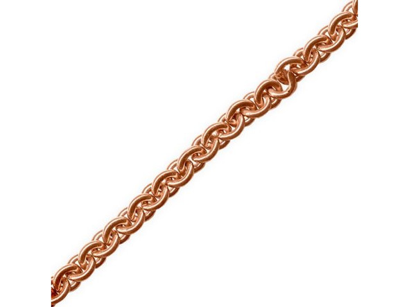 Raw Copper Cable Chain by the FOOT