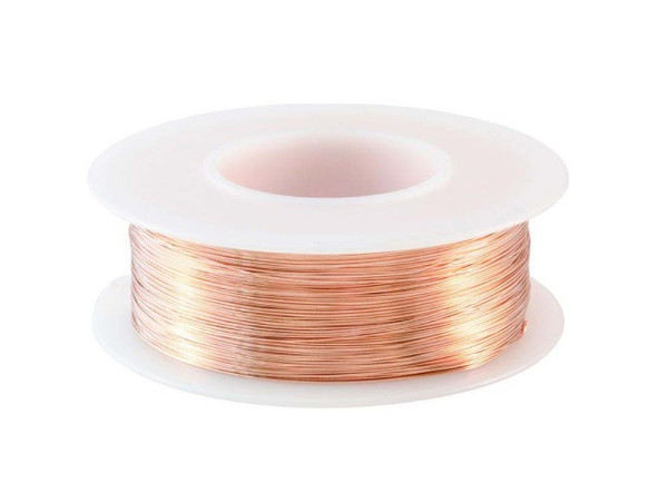 Copper Jewelry Wire, Round, 30ga, 4oz, 785-Feet (Spool)