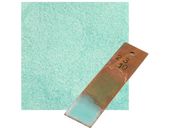 Thompson Translucent 80-mesh Enamel for Metals - Peppermint Green, Sample (Each)