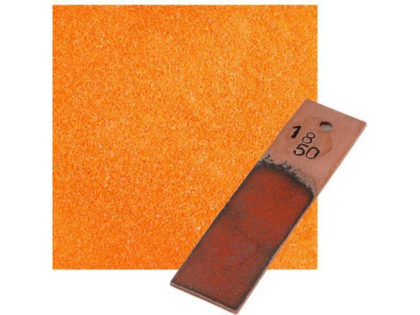 Thompson Opaque 80-mesh Enamel for Metals - Pumpkin Orange, Sample (Each)