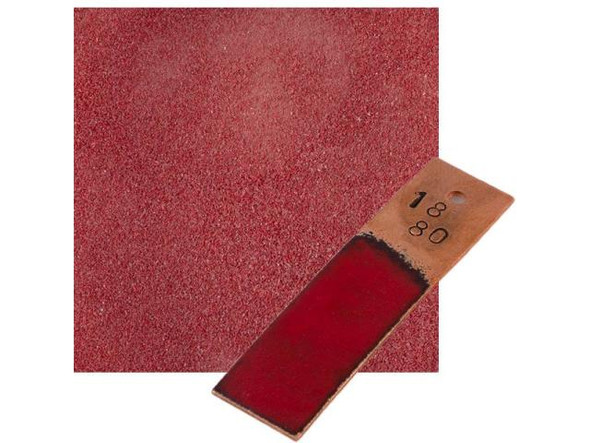 Thompson Opaque 80-mesh Enamel for Metals - Flame Red, Sample (Each)