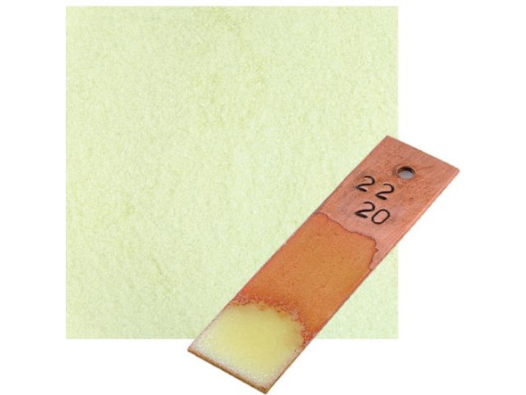 Thompson Translucent 80-mesh Enamel for Metals - Chartreuse, Sample (Each)