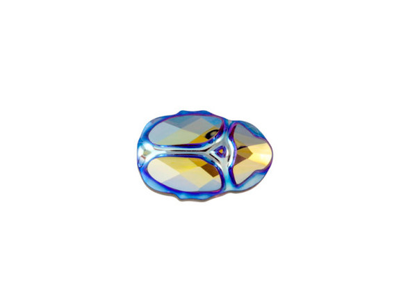 PRESTIGE 5728 Scarab Bead, 12mm - Amethyst AB2X (Each)