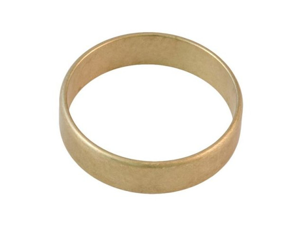 Brass Ring Blank, 5mm Band, Size 8 (Each)