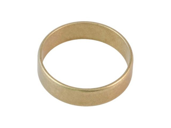 Brass Ring Blank, 5mm Band, Size 7 (Each)