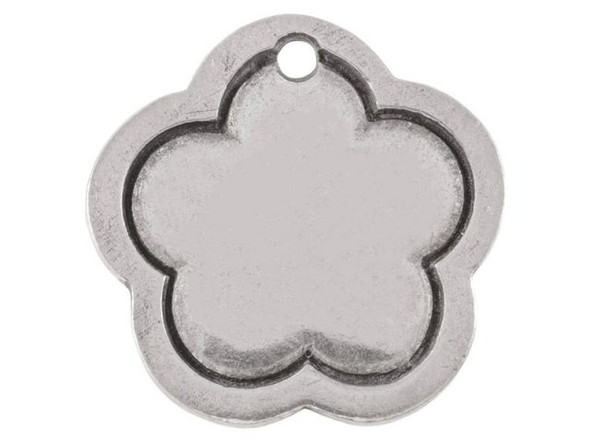 ImpressArt Pewter Blank, Flower with Border - Large (Each)