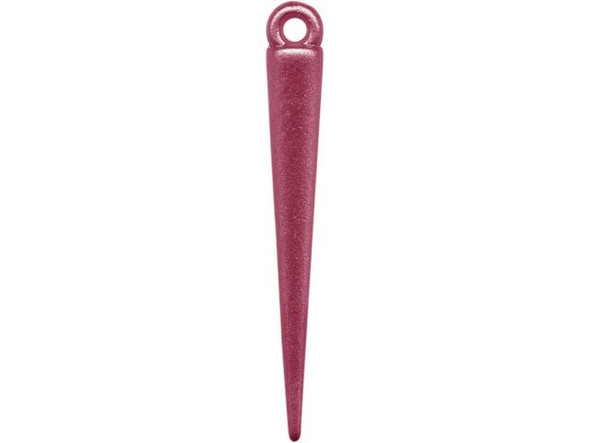 Spike, Thin, 34x4.5mm - Bordeaux (10 Pieces)