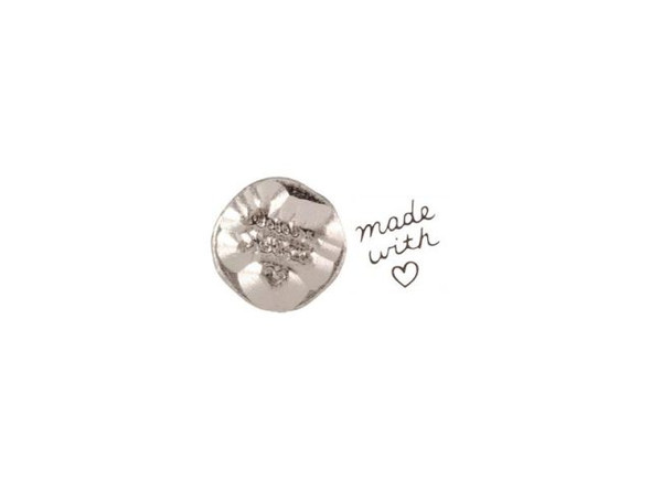 ImpressArt Metal Stamp, Made with "Love", 4mm (Each)