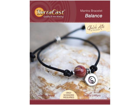 TierraCast Quick Kit, Balance Mantra Bracelet (Each)