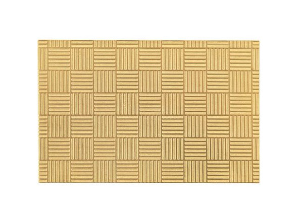 Brass Sheet, Alternating Stripes Pattern (Each)