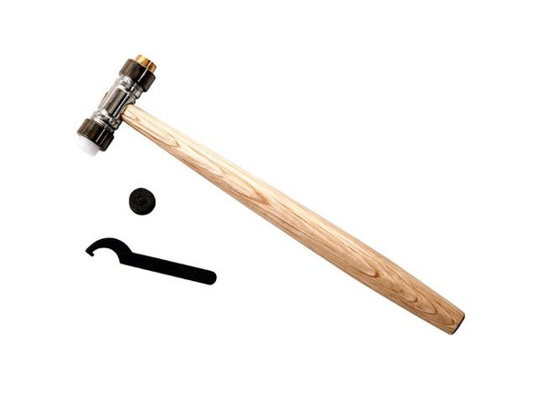 Interchangeable Hammer with Brass, Nylon and Fiber - 5/8" Head (Each)