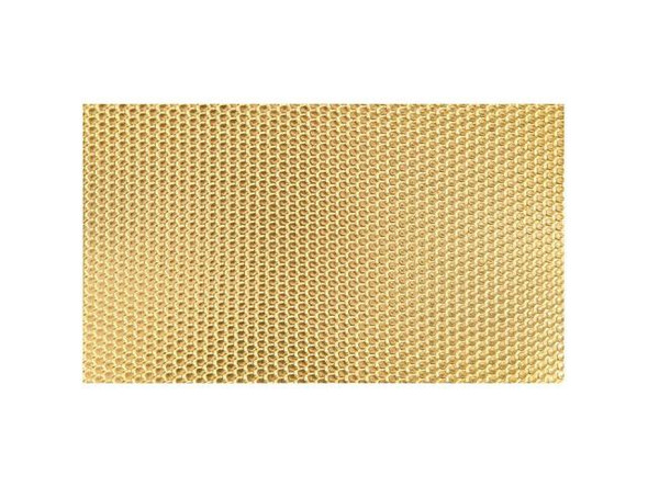 Brass Sheet, Fishscale Pattern (Each)