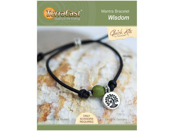 TierraCast Quick Kit, Wisdom Mantra Bracelet #45-104-41