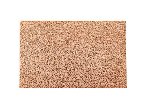 Copper Sheet, Pavement Pattern, 24-gauge, 4x2.5" (Each)