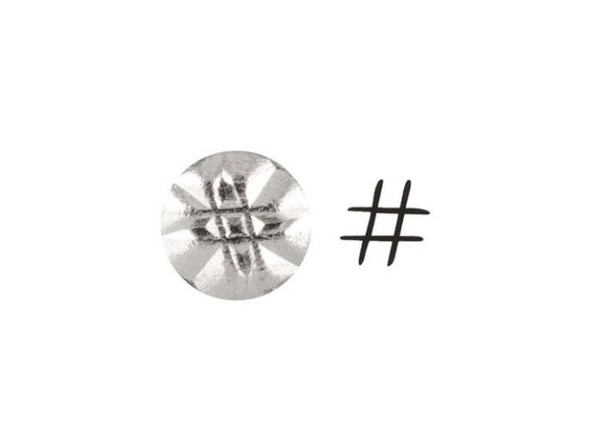 ImpressArt Metal Stamp, Hashtag (Each)