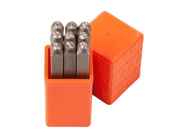 We recommend striking metal stamps with a brass hammer.For more information on metal stamping, see our Metal Stamping 101 page.See Related Products links (below) for similar items and additional jewelry-making supplies that are often used with this item.