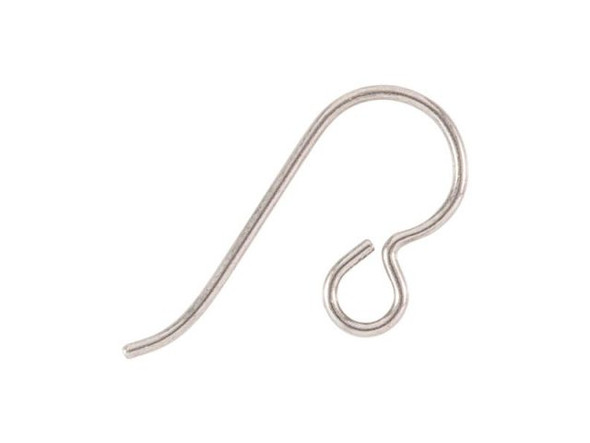 Raw Niobium French Hook Earring Wires (pair)