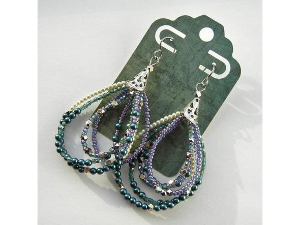 Raw Niobium French Hook Earring Wires (pair)