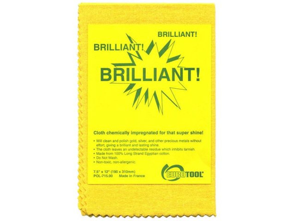 EURO TOOL Polishing Cloth, Brilliant (Each)