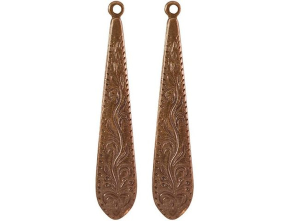 Vintaj Natural Brass Co.&reg; findings are known for their rich, distinctive color (identical to vintage brass), intricate detail, fine-lined etching, and bold, raised relief designs. Each finding undergoes a meticulous, eco-friendly, hand-embellishing process. Vintaj natural brass is solid brass made up of 85% copper and 15% zinc and is nickel-free and lead-free compliant. Every finding has its own unique color and luster. It is the subtle differences in color that give Vintaj findings such depth and dimension. Made in the U.S.A.  See Related Products links (below) for similar items and additional jewelry-making supplies that are often used with this item.