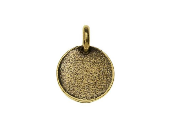 TierraCast Antiqued Brass Plated Eye of Horus Charm (Each)