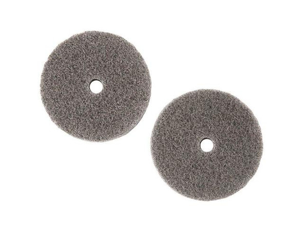 Buffing Wheel, Medium Abrasive, 2-7/8 x 3/4" (pair)