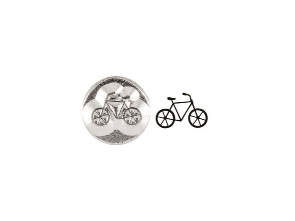 ImpressArt Signature Metal Stamp, Bicycle (Each)