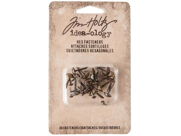 Tim Holtz ideaology, Hex Fasteners (pack)