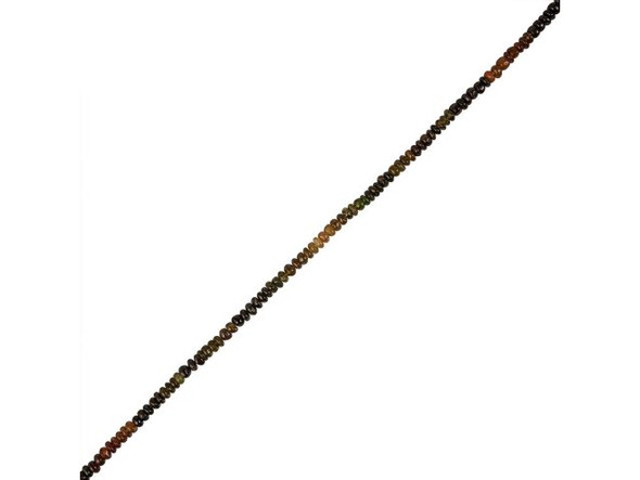 Tourmaline Gemstone Bead, 5-6mm Irregular Rondelle - Special Purchase (strand)