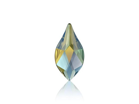  PRESTIGE Crystal Crystal/ Iridescent Green Crystal Iridescent Green by PRESTIGE Crystal is a lush, metallic blue-green coating that works well with a wide variety of metal colors. With hints of khaki and flashes of blue, it's at home in the urban jungle, and in edgy unisex designs.