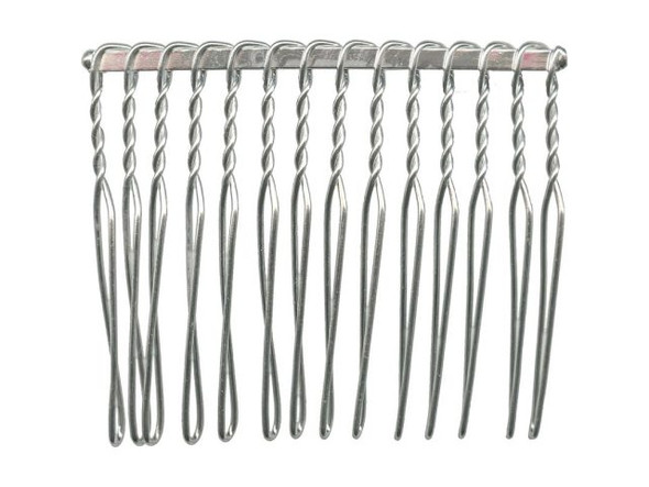 Hair Comb, Wire, 14 Tooth (4 Pieces)