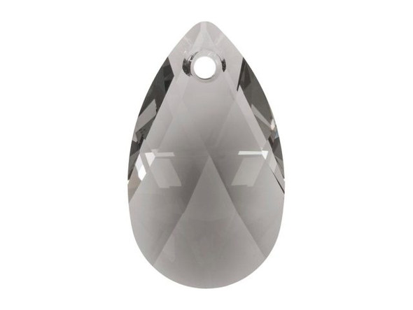 PRESTIGE 6106 Pear Pendant, 22mm - Black Diamond (Each)