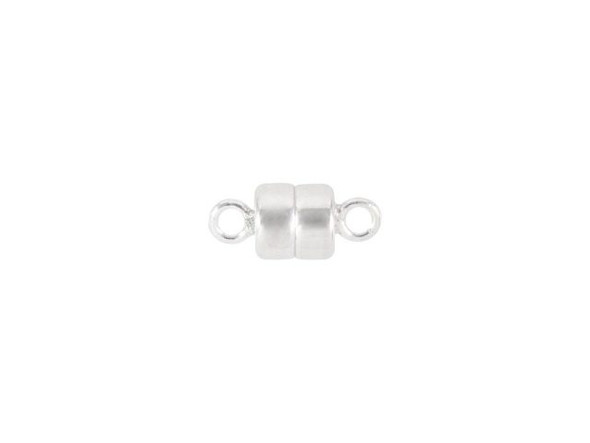 Sterling Silver Magnetic Jewelry Clasp, Superior Quality, Button, 4.5mm (Each)