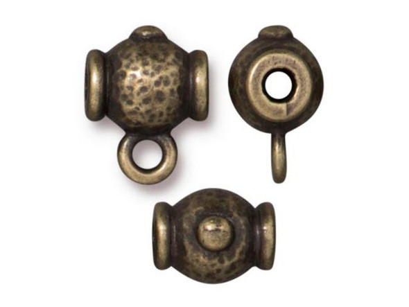 TierraCast Guru Bead - Antiqued Brass Plated (Each)
