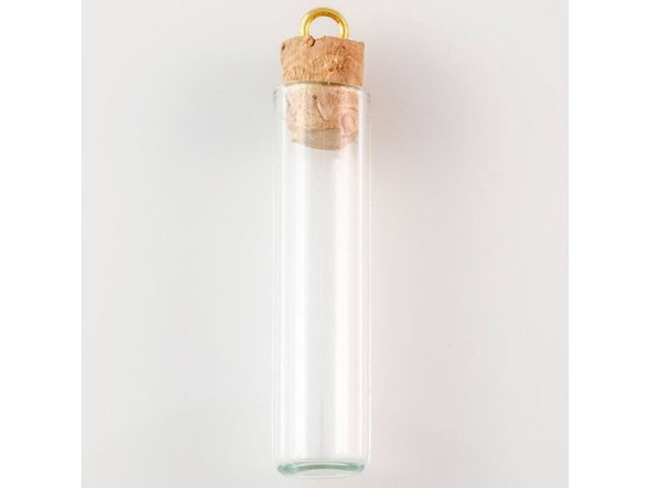 Bottle Charm, Glass Jar, Test Tube (dozen)