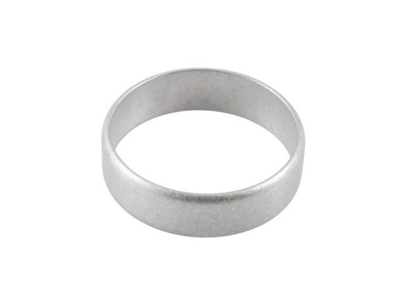 Sterling Silver Ring Blank, 5mm Band, Size 6 (Each)