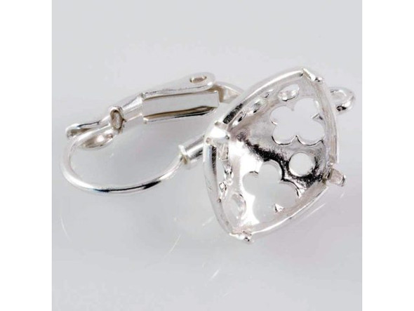 Sterling Silver Leverback Earrings Hooks 18mm Jewelry Findings * all  Platings