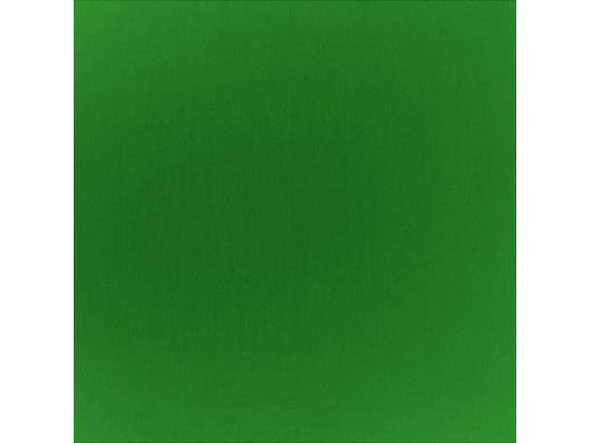 Anodized Aluminum Sheet, 24 Gauge, 6x6" - Shamrock (Each)