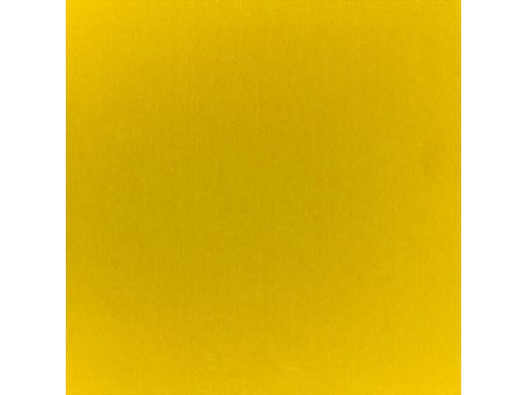 Anodized Aluminum Sheet, 24 Gauge, 6x6" - Canary (Each)